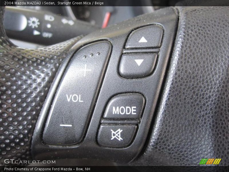 Starlight Green Mica / Beige 2004 Mazda MAZDA3 i Sedan