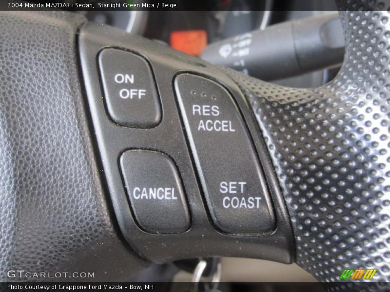 Starlight Green Mica / Beige 2004 Mazda MAZDA3 i Sedan