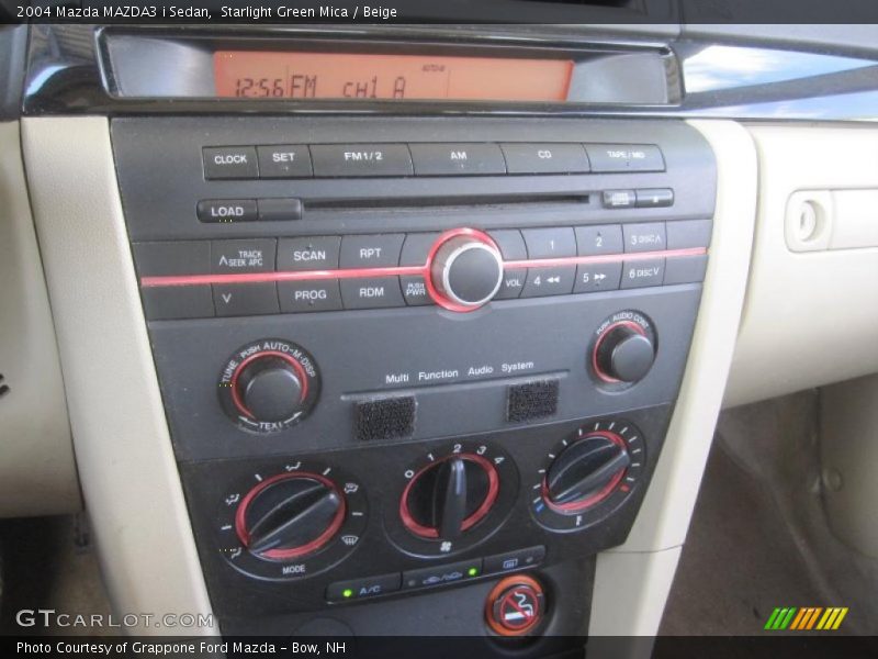 Starlight Green Mica / Beige 2004 Mazda MAZDA3 i Sedan