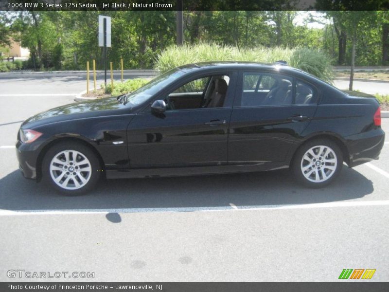 Jet Black / Natural Brown 2006 BMW 3 Series 325i Sedan