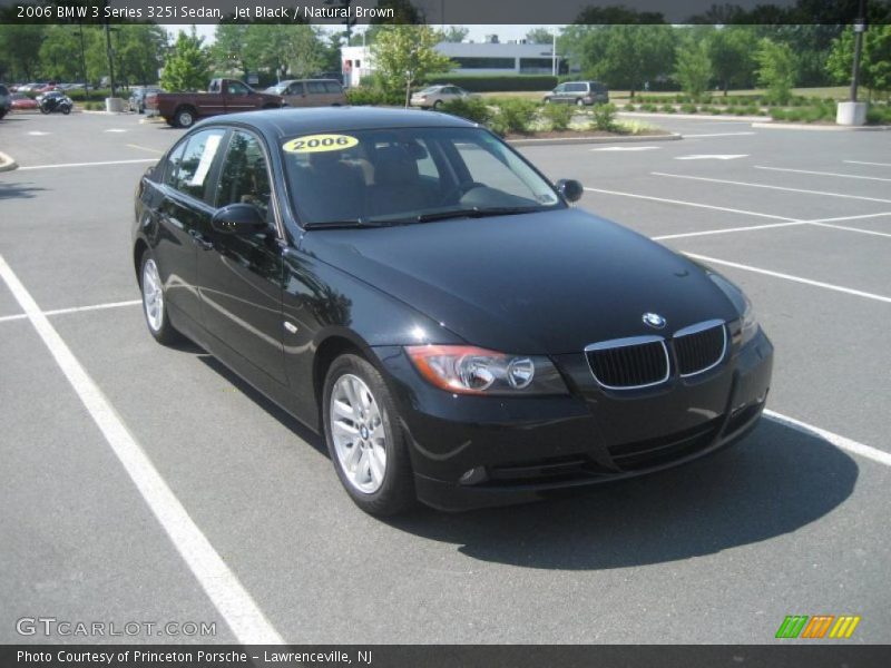 Jet Black / Natural Brown 2006 BMW 3 Series 325i Sedan