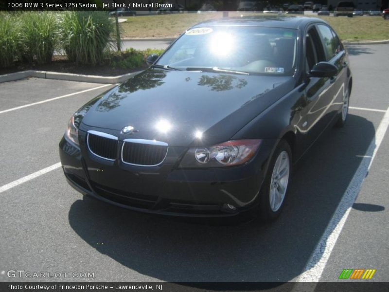 Jet Black / Natural Brown 2006 BMW 3 Series 325i Sedan