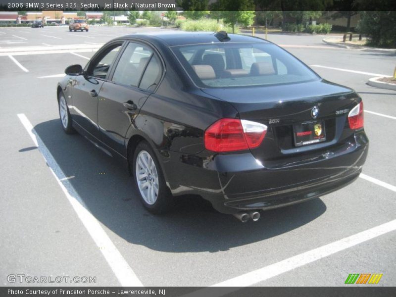 Jet Black / Natural Brown 2006 BMW 3 Series 325i Sedan