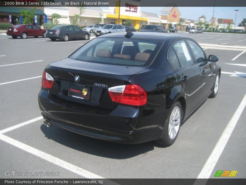 Jet Black / Natural Brown 2006 BMW 3 Series 325i Sedan