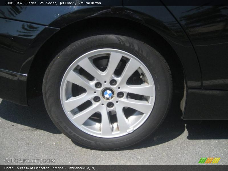Jet Black / Natural Brown 2006 BMW 3 Series 325i Sedan