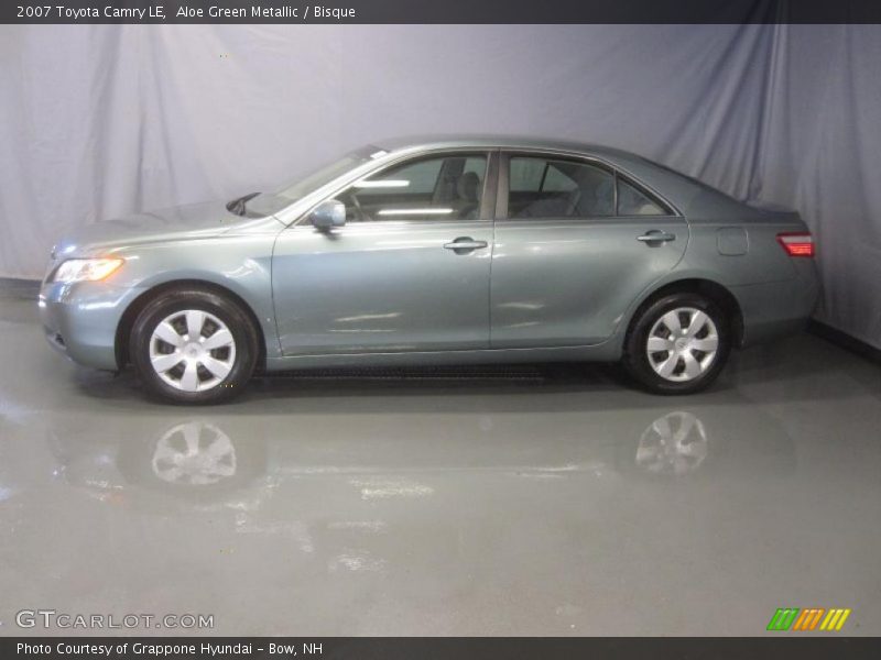 Aloe Green Metallic / Bisque 2007 Toyota Camry LE