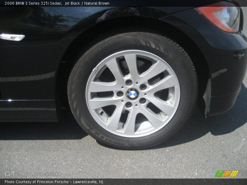 Jet Black / Natural Brown 2006 BMW 3 Series 325i Sedan
