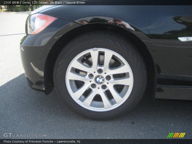 Jet Black / Natural Brown 2006 BMW 3 Series 325i Sedan