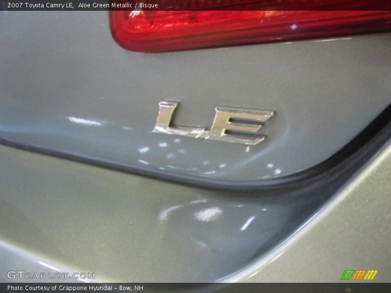 Aloe Green Metallic / Bisque 2007 Toyota Camry LE