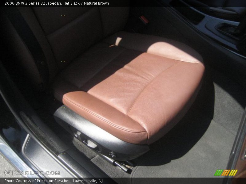 Jet Black / Natural Brown 2006 BMW 3 Series 325i Sedan