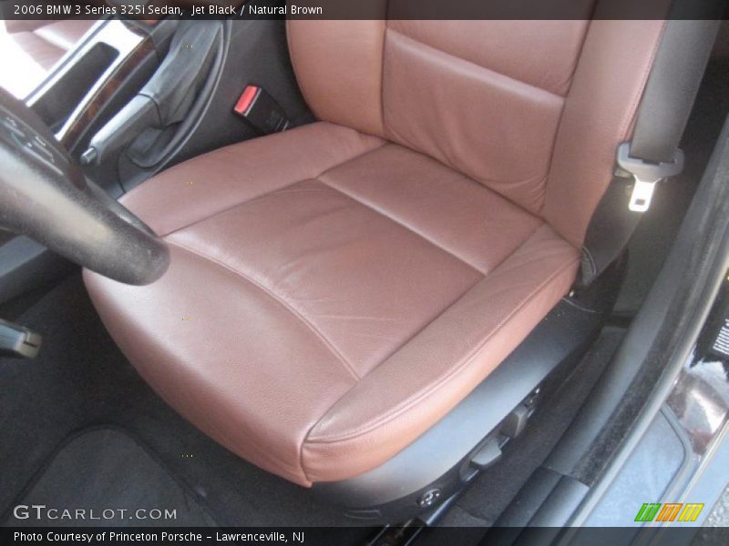 Jet Black / Natural Brown 2006 BMW 3 Series 325i Sedan