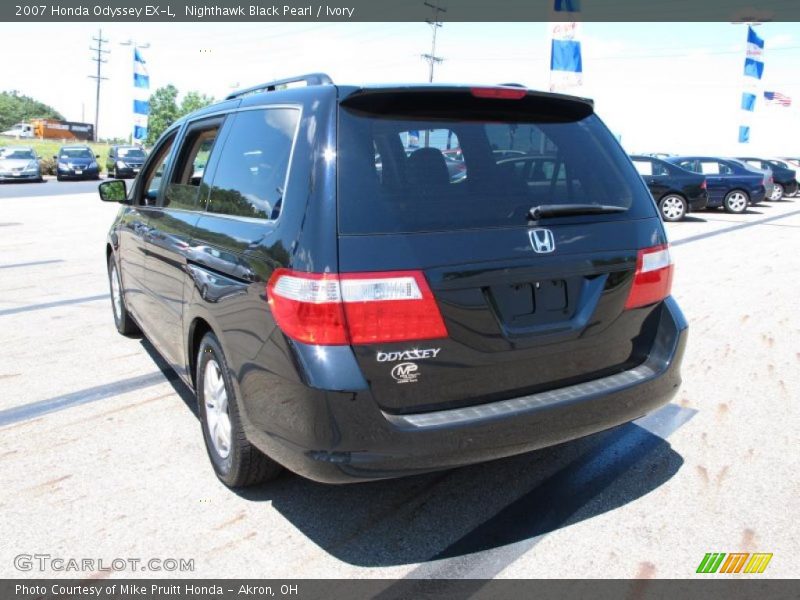 Nighthawk Black Pearl / Ivory 2007 Honda Odyssey EX-L