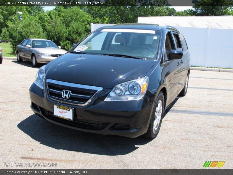 Nighthawk Black Pearl / Ivory 2007 Honda Odyssey EX-L