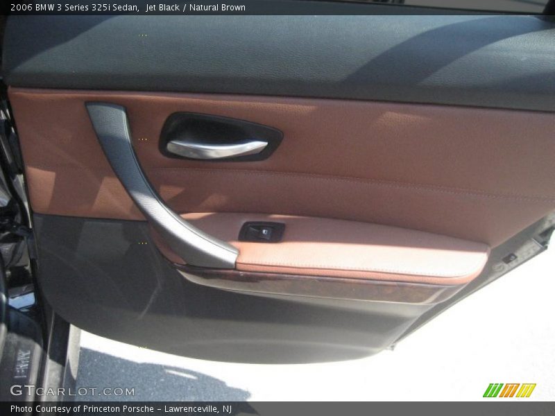 Jet Black / Natural Brown 2006 BMW 3 Series 325i Sedan