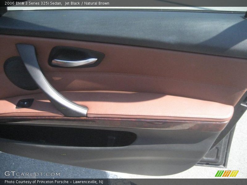 Jet Black / Natural Brown 2006 BMW 3 Series 325i Sedan