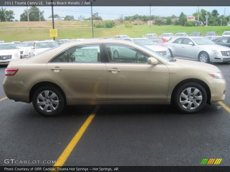 Sandy Beach Metallic / Ash 2011 Toyota Camry LE