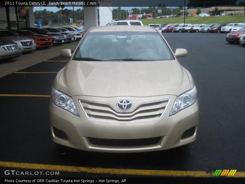 Sandy Beach Metallic / Ash 2011 Toyota Camry LE