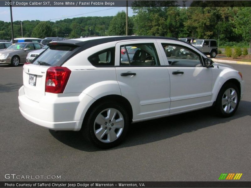 Stone White / Pastel Pebble Beige 2007 Dodge Caliber SXT