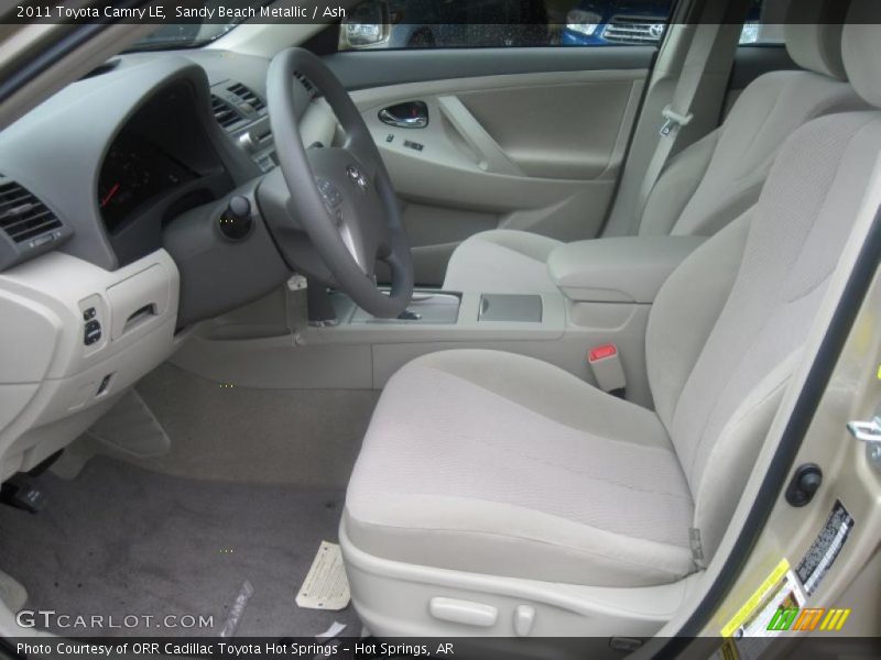 Sandy Beach Metallic / Ash 2011 Toyota Camry LE