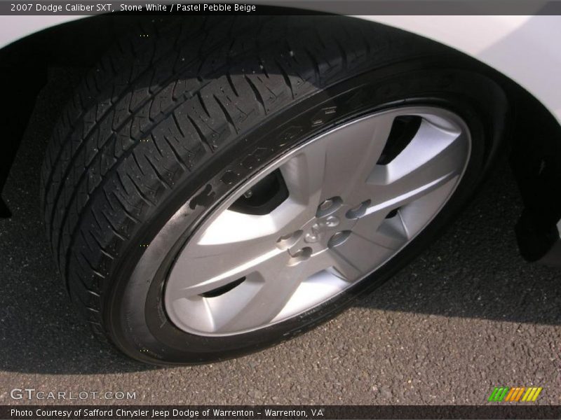 Stone White / Pastel Pebble Beige 2007 Dodge Caliber SXT