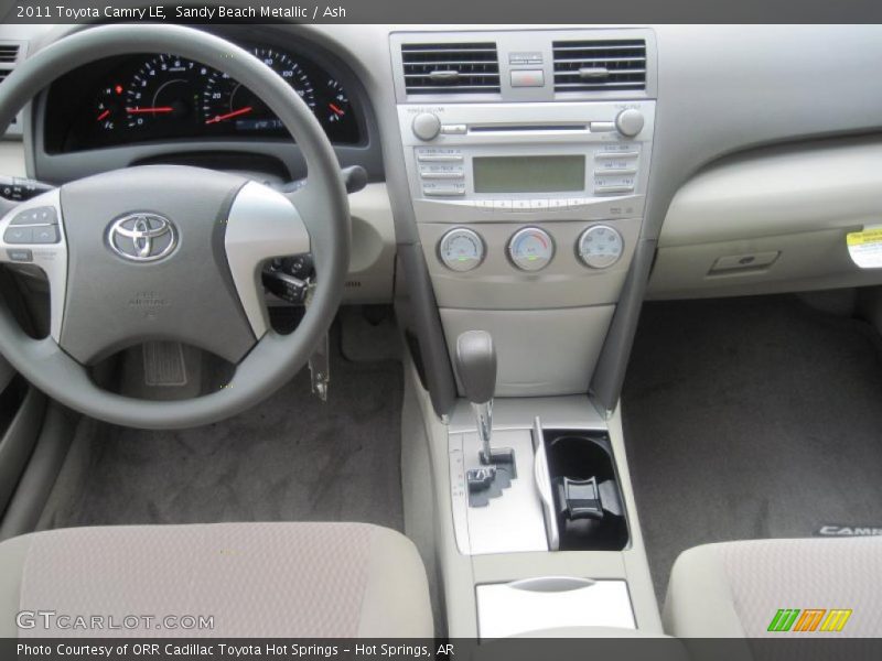 Sandy Beach Metallic / Ash 2011 Toyota Camry LE