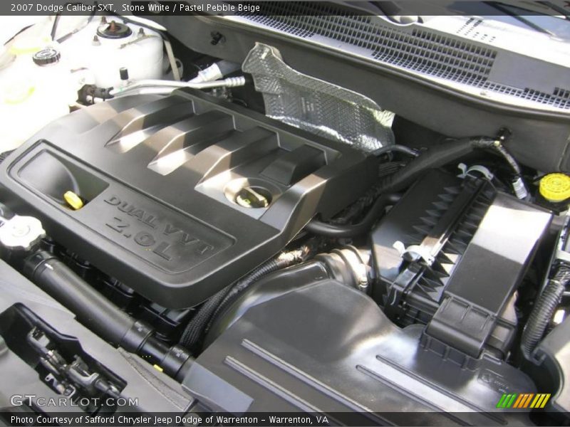 Stone White / Pastel Pebble Beige 2007 Dodge Caliber SXT