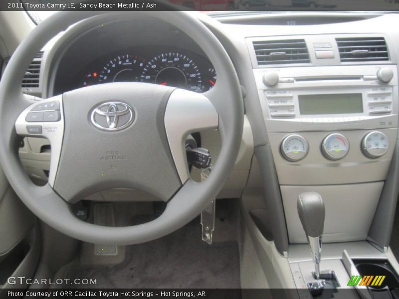 Sandy Beach Metallic / Ash 2011 Toyota Camry LE