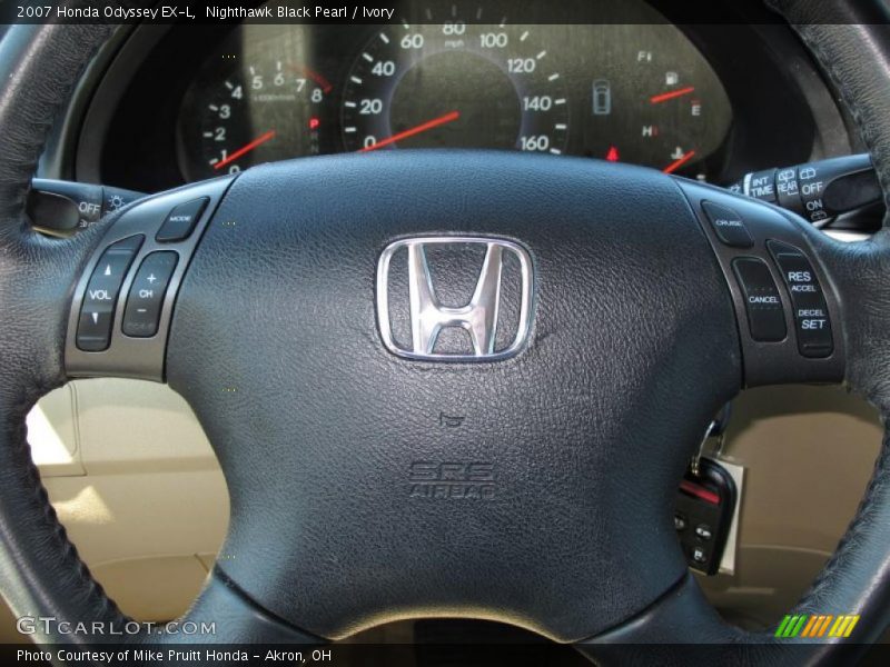 Nighthawk Black Pearl / Ivory 2007 Honda Odyssey EX-L