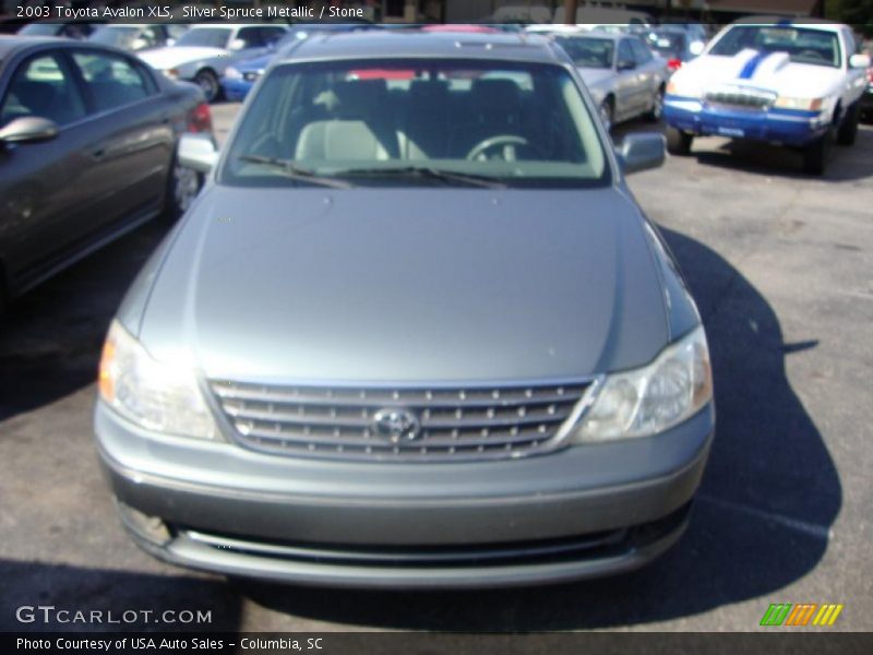 Silver Spruce Metallic / Stone 2003 Toyota Avalon XLS