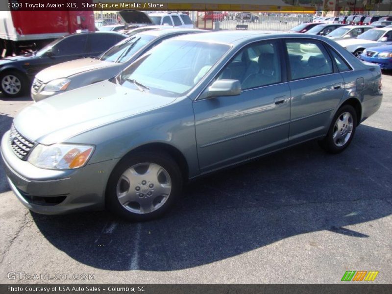 Silver Spruce Metallic / Stone 2003 Toyota Avalon XLS