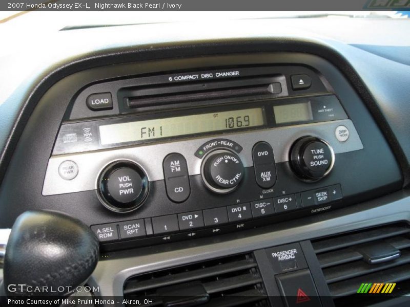 Nighthawk Black Pearl / Ivory 2007 Honda Odyssey EX-L