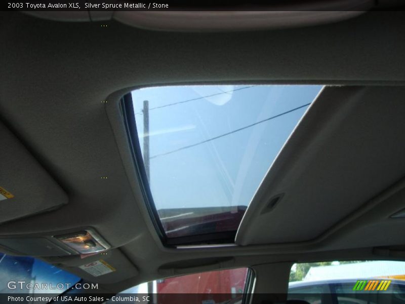 Silver Spruce Metallic / Stone 2003 Toyota Avalon XLS