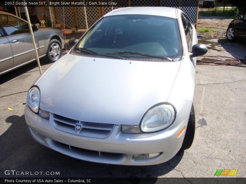 Bright Silver Metallic / Dark Slate Gray 2002 Dodge Neon SXT