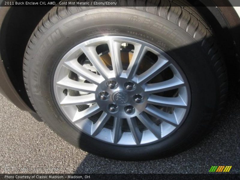 Gold Mist Metallic / Ebony/Ebony 2011 Buick Enclave CXL AWD