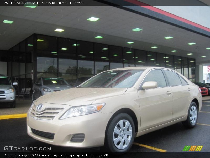 Sandy Beach Metallic / Ash 2011 Toyota Camry LE