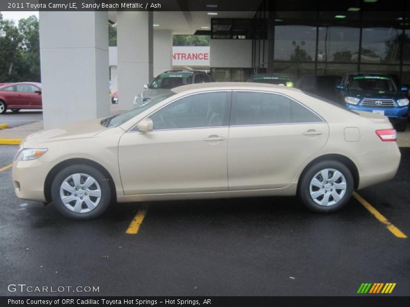 Sandy Beach Metallic / Ash 2011 Toyota Camry LE