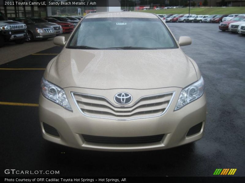 Sandy Beach Metallic / Ash 2011 Toyota Camry LE