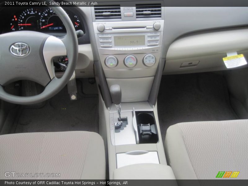 Sandy Beach Metallic / Ash 2011 Toyota Camry LE