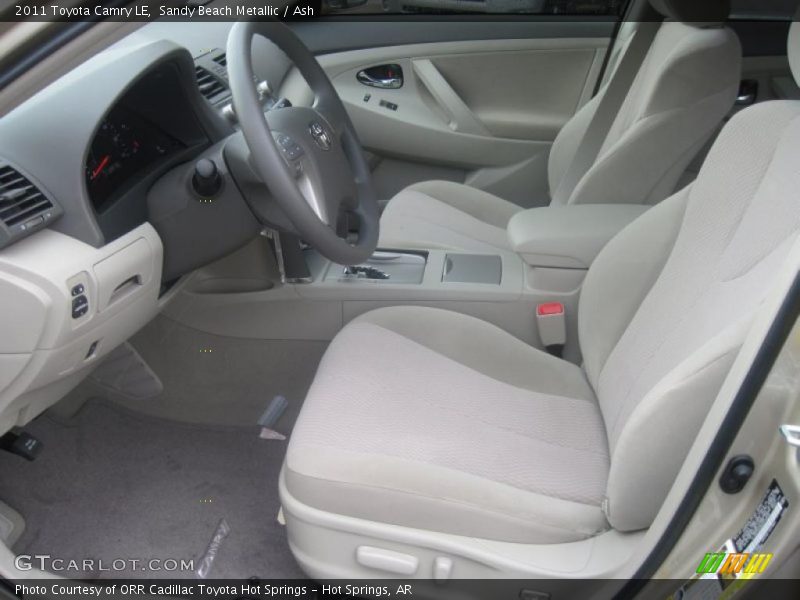 Sandy Beach Metallic / Ash 2011 Toyota Camry LE