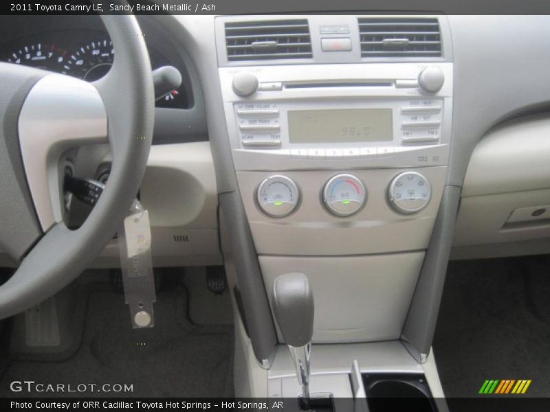 Sandy Beach Metallic / Ash 2011 Toyota Camry LE