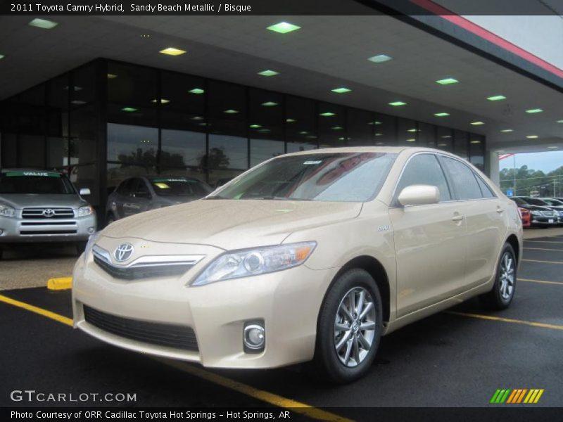 Sandy Beach Metallic / Bisque 2011 Toyota Camry Hybrid