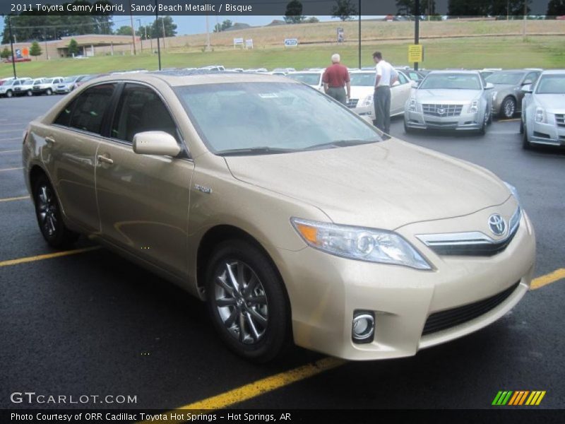 Sandy Beach Metallic / Bisque 2011 Toyota Camry Hybrid