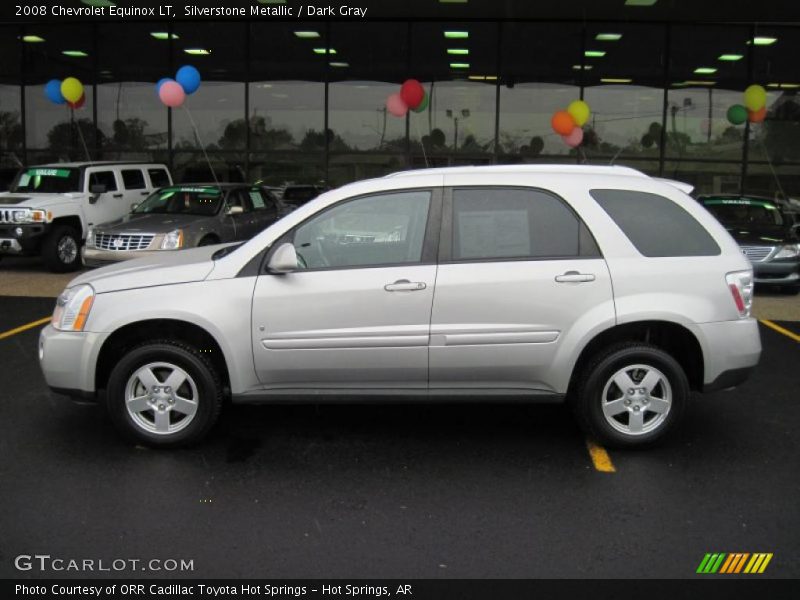 Silverstone Metallic / Dark Gray 2008 Chevrolet Equinox LT
