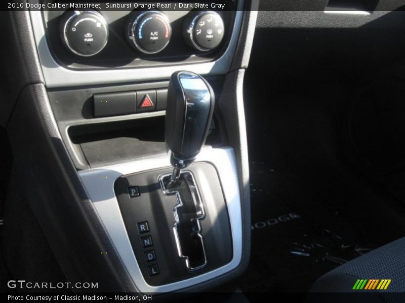 Sunburst Orange Pearl / Dark Slate Gray 2010 Dodge Caliber Mainstreet