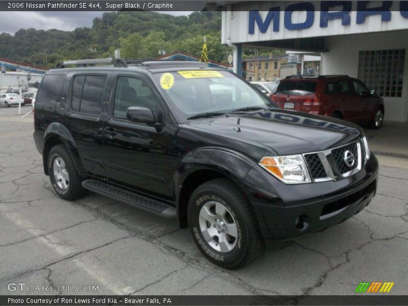 Super Black / Graphite 2006 Nissan Pathfinder SE 4x4