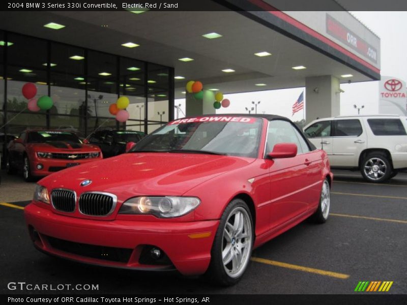 Electric Red / Sand 2004 BMW 3 Series 330i Convertible