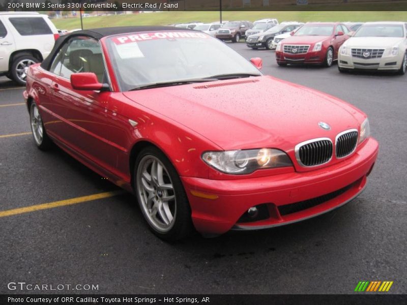 Electric Red / Sand 2004 BMW 3 Series 330i Convertible