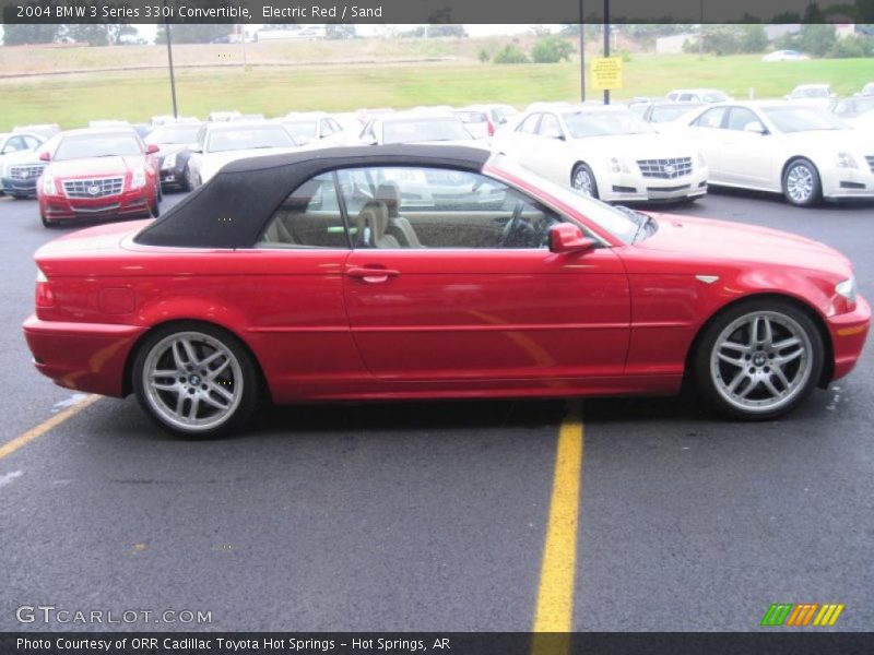 Electric Red / Sand 2004 BMW 3 Series 330i Convertible