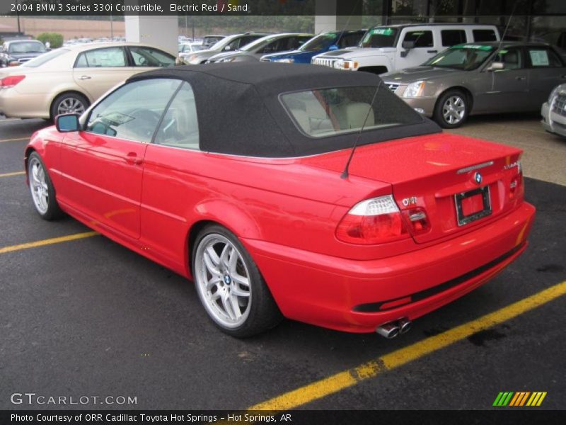 Electric Red / Sand 2004 BMW 3 Series 330i Convertible