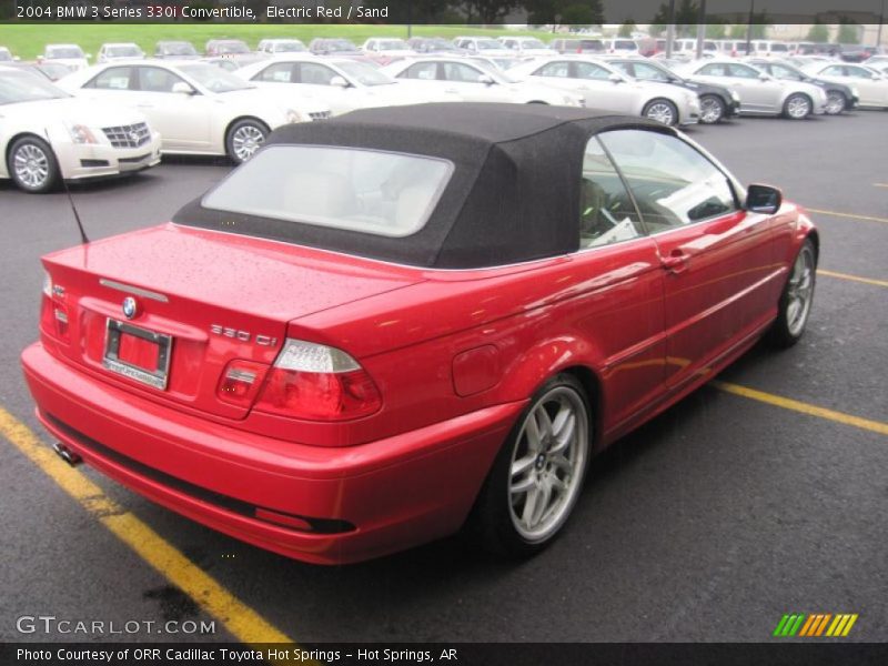 Electric Red / Sand 2004 BMW 3 Series 330i Convertible